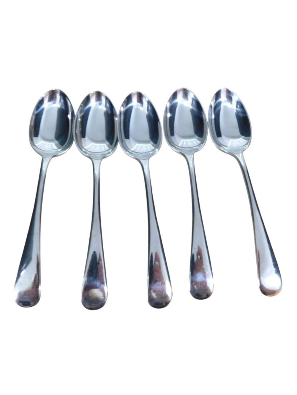 Firth Staybrite Set Of 5 Demitasse Dessert Spoons James Walker London 5"